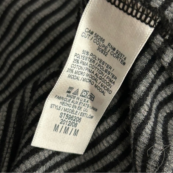 ❤️ Splendid gray and black Tunic Top M - Picture 7 of 11